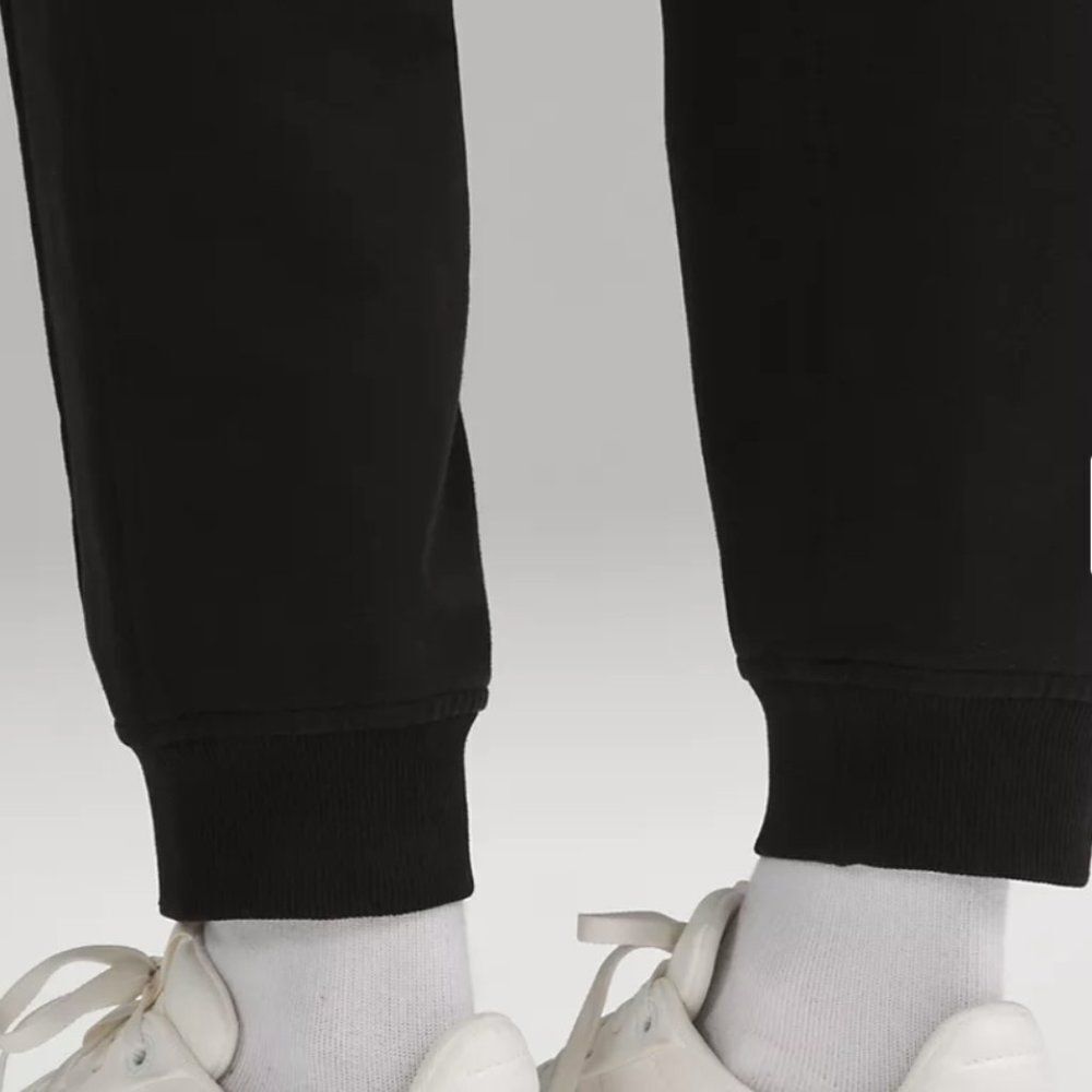 LULULEMON Scuba High-Rise French Terry Jogger Lounge Size 6 BLACK HIGH RISE NWT - Picture 2 of 4